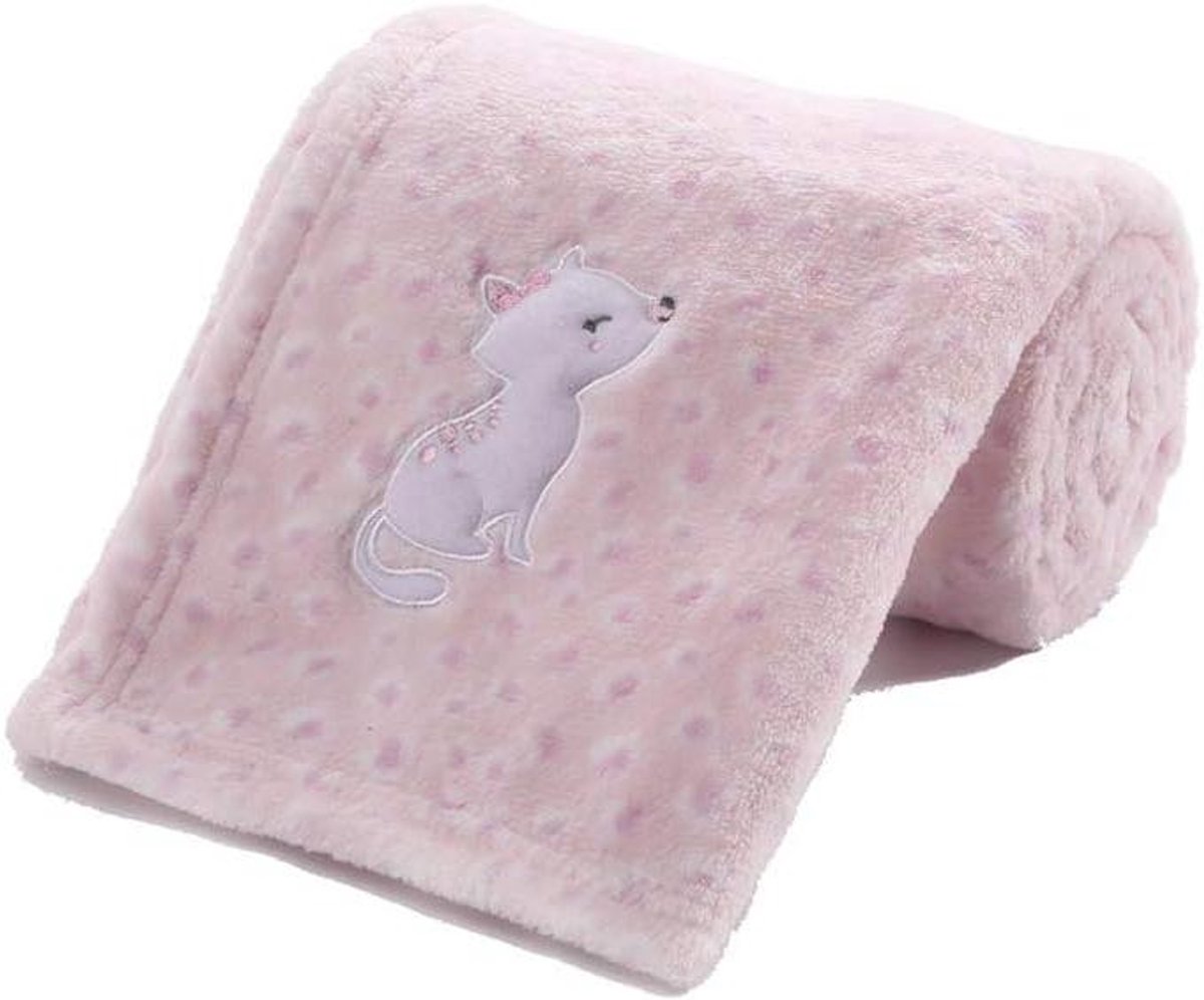 Allecta - Zachte Babydeken voor Pasgeborenen, Fleece Kinderwagen Deken, Meisjes Cadeau.