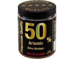 Premium Visvoer voor Zoet- en Zoutwatervissen - 50% Artemia Vlakgranulaat met Plantaardige Eiwitten en Vitaminen