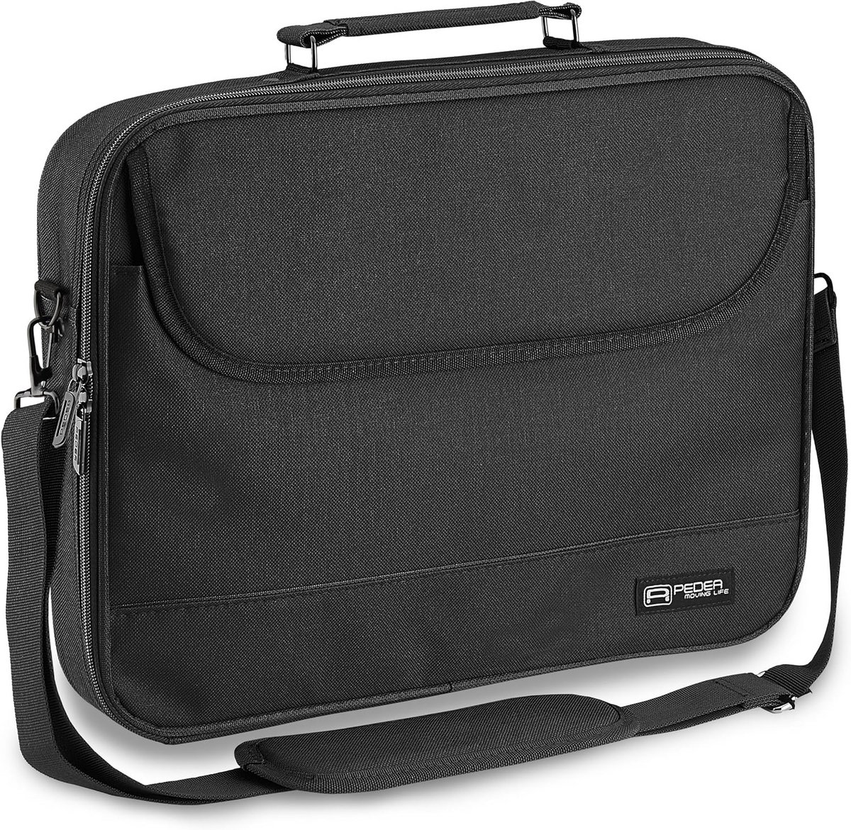 Laptoptas met Schouderriem voor Notebooks tot 15 inch, Zwart