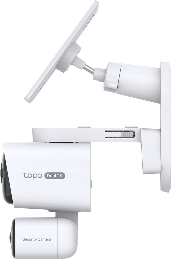 TAPO C645D KIT Beveiligingscamera buiten met zonnepaneel- Dual lens- 2K -IP65