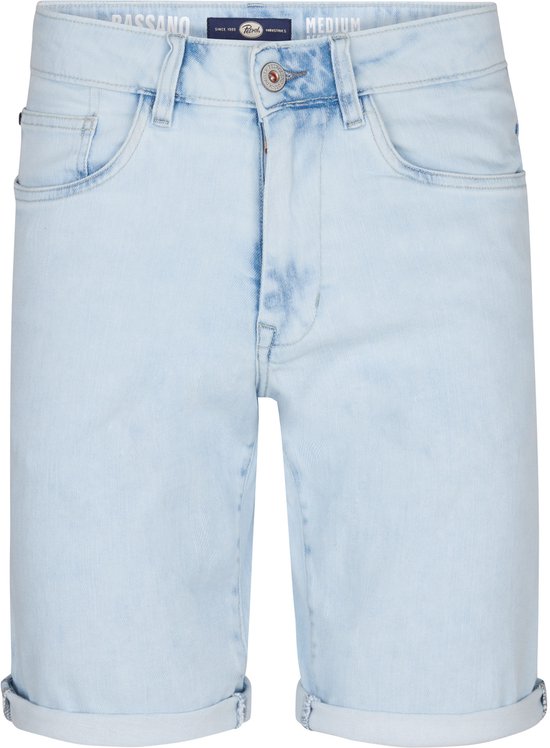 Petrol Industries - Heren Bassano Regular Jeansshort Shockwave - Blauw - Maat M
