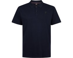 Petrol Industries - Heren Plus Size Piqué polo Torque - Blauw - Maat 3XL