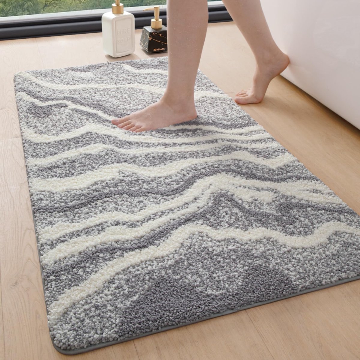 Stunq® Zachte en Absorberende Badmat met Antislip Onderkant voor Diverse Ruimtes