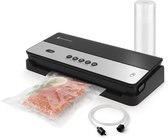 KitchenBrothers Vacumeermachine Advance - 8L/min. - Vacuüm Sealer - BPA-vrij - 4 Standen - Incl. 6m Folierol en Vacuumslang - Zwart