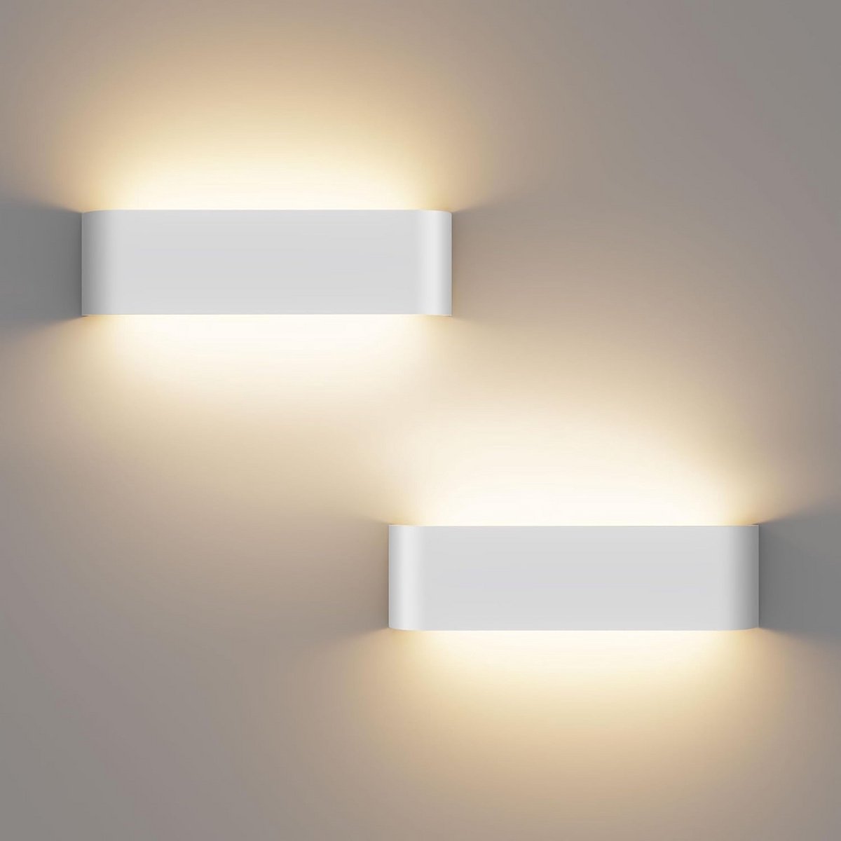 Set van 2 Verstelbare LED Wandlampen Binnen - Warm, Neutraal en Koel Wit Licht