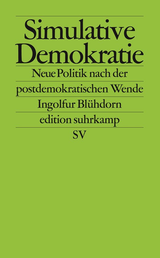 Simulative Demokratie - cover