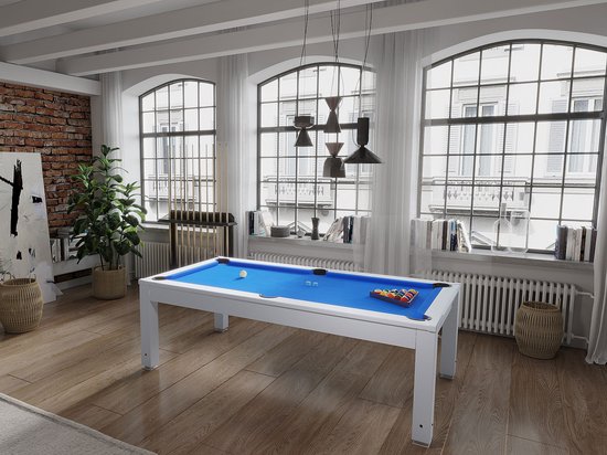 Vente-unique Biljart SNOOKER tafel moduleerbaar - Regelbare hoogte - 207 x 114 x 79 cm L 207.2 cm x H 78.5 cm x D 114.2 cm van Merkloos — afbeelding 5