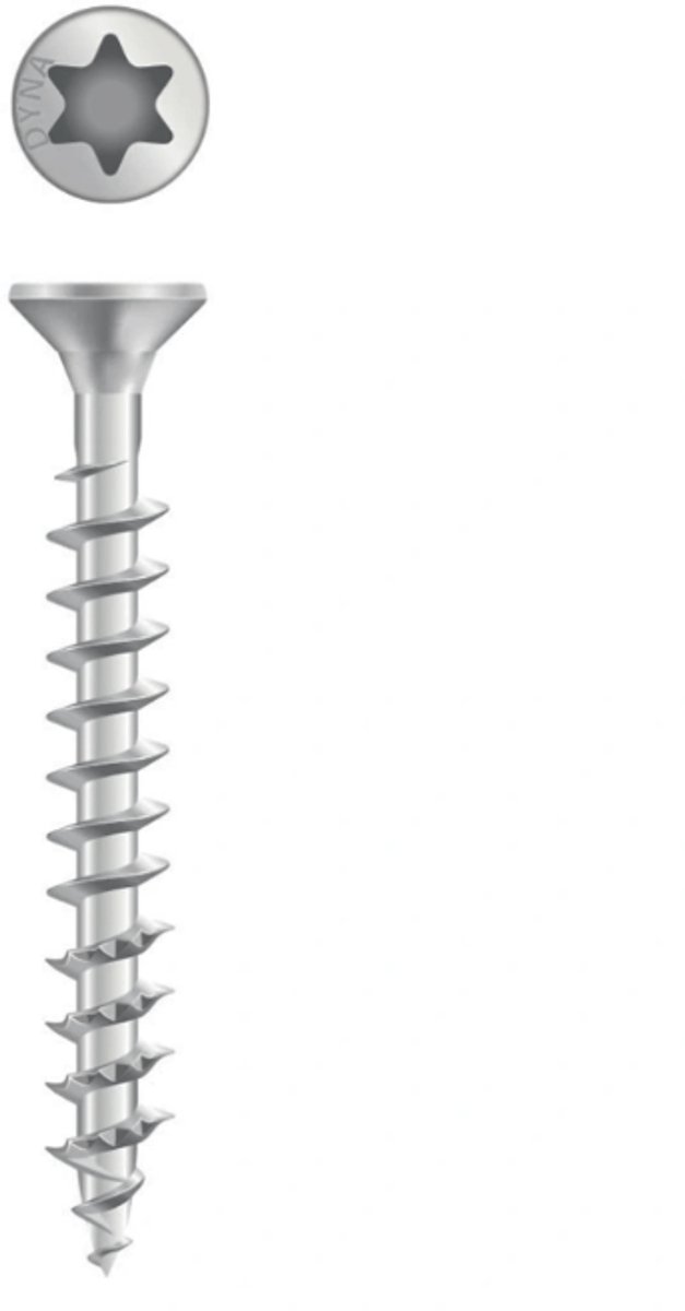 Dynaplus® | BESLAGSCHROEF VZ PK-8MM TX-20 4.5X45 | (200)