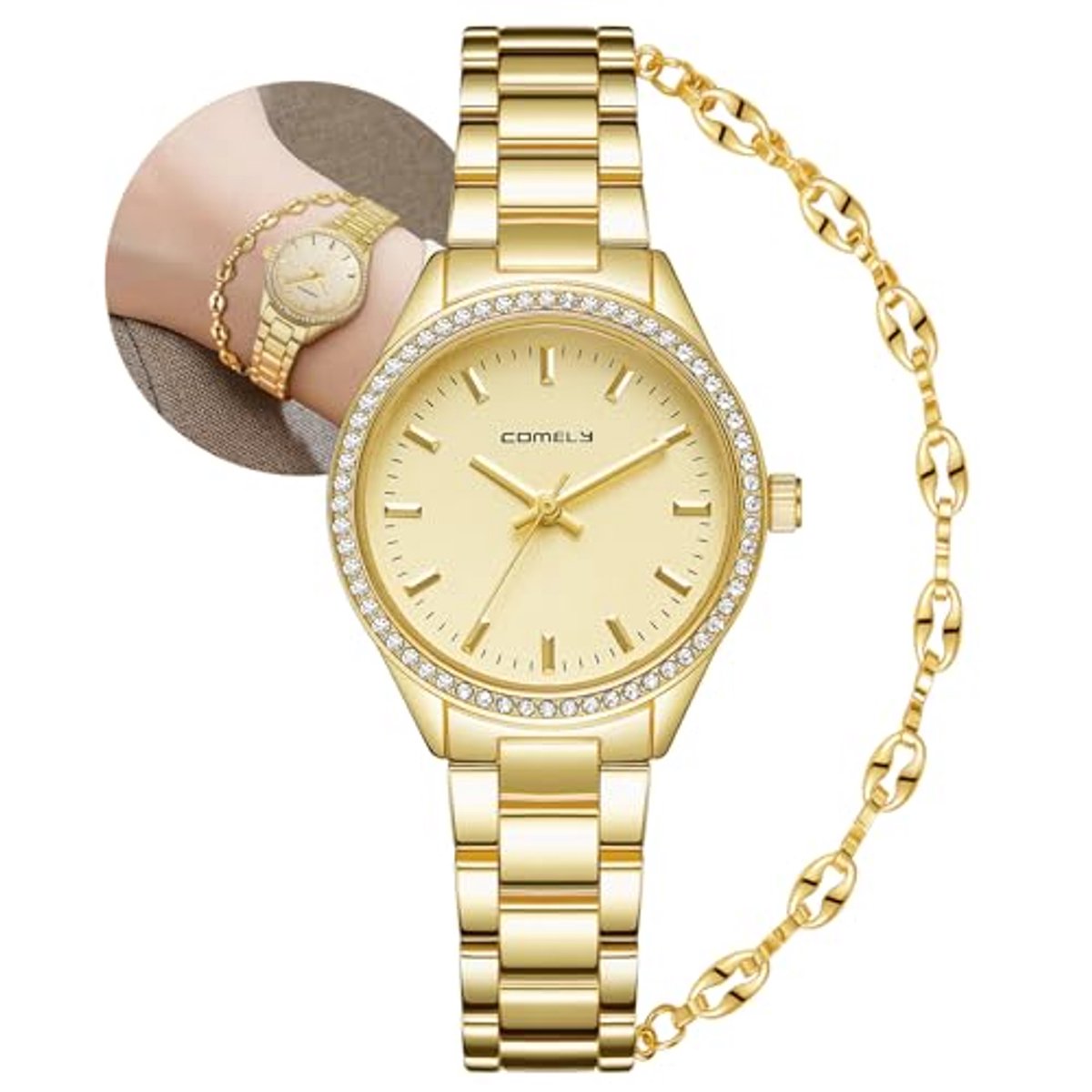 Elegante Dames Horloges met Armband - Stijlvol Polshorloge voor Vrouwen