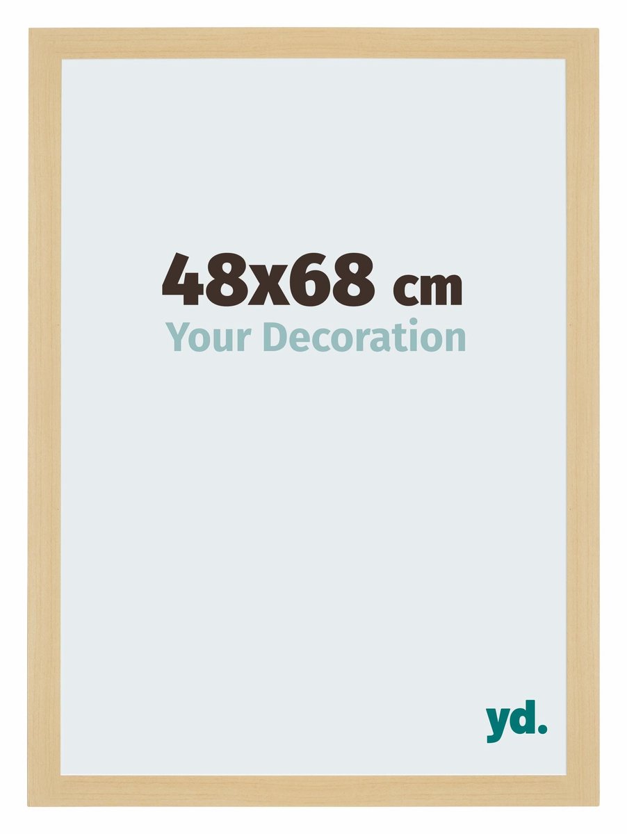 Your Decoration - Puzzellijst 48x68 cm - Ahorn Decor - Puzzellijst 500-1000 stukjes - MDF Fotolijst - Mura