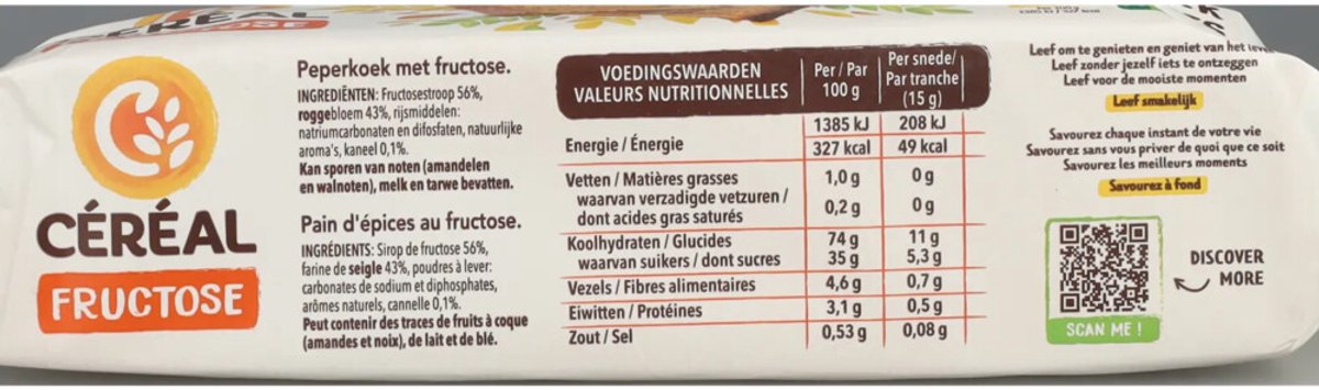 Céréal Ontbijtkoek - 6 x 300 gr - Voordeelverpakking