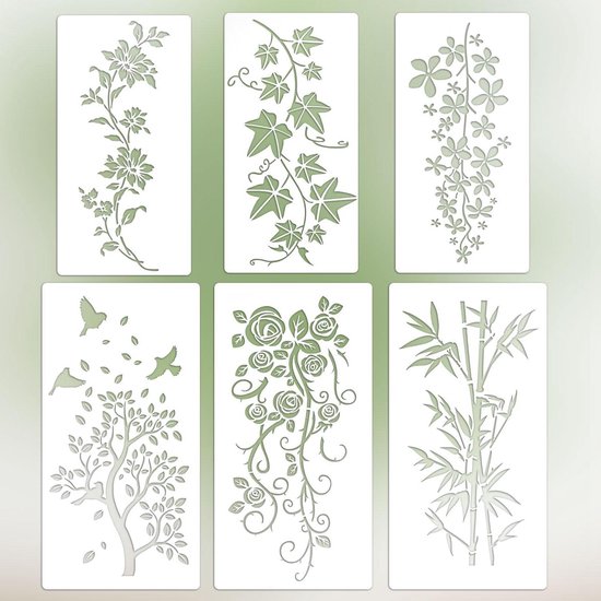 FINGERINSPIRE Levensboom Tekensjabloon 29,7 x 21 cm herbruikbare