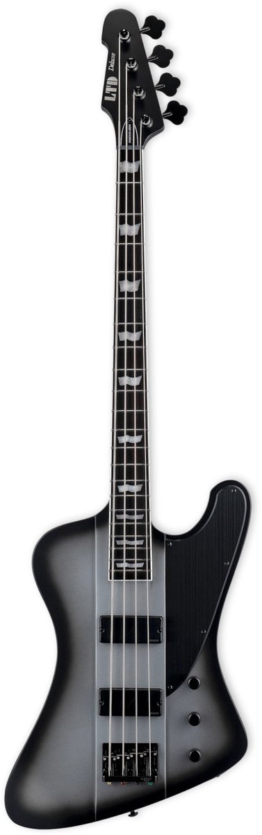 ESP LTD PHOENIX-1004 Silver Sunburst Satin elektrische basgitaar