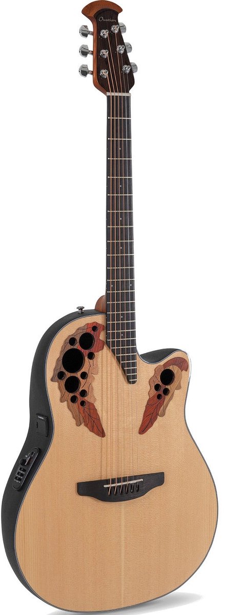 Ovation CE44-4 Celebrity Elite Mid Depth Natural elektrisch-akoestische westerngitaar