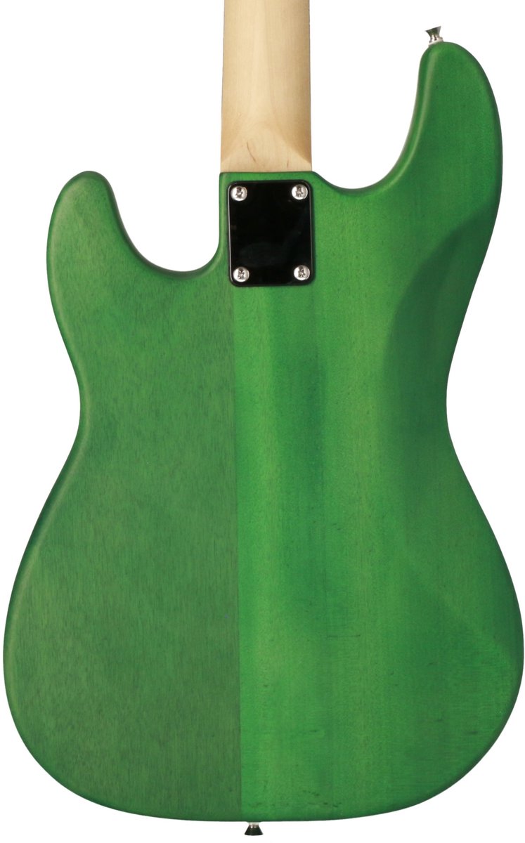 Fazley Outlaw Series Peacemaker Basic Green elektrische basgitaar met gigbag