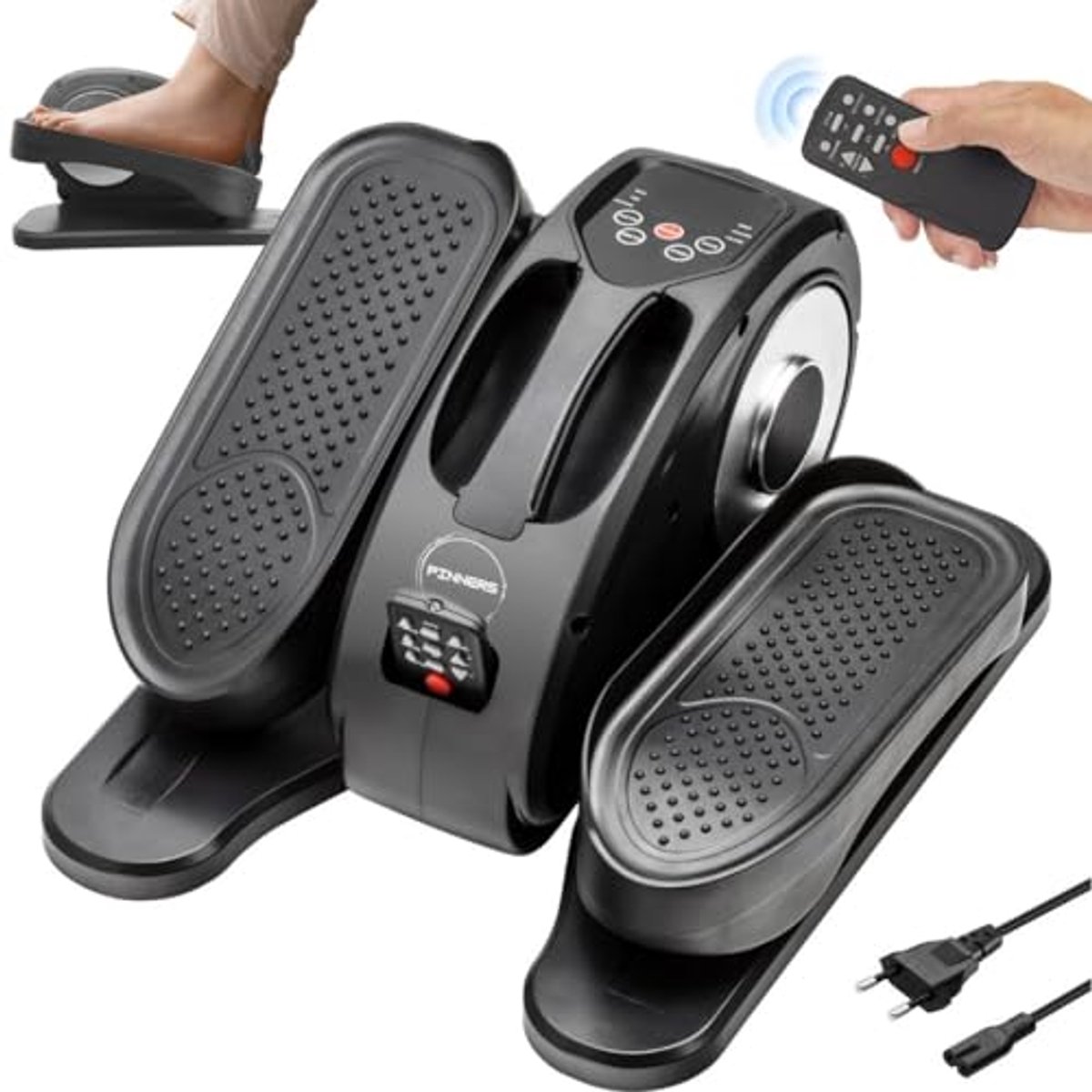 Draagbare Mini Elliptische Trainer voor Thuisgebruik – Onder-Bureau Fitnessapparaat voor Actieve Been- en Armoefeningen