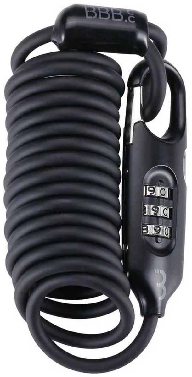 BBB Cycling Kabelslot Fiets - 180 CM - Mountainbike en Racefiets Slot Lichtgewicht - Compact Cijferslot: Fiets, Helm, Bagage - Klein Fietsslot - CoilSafe BBL-56 – foto 4