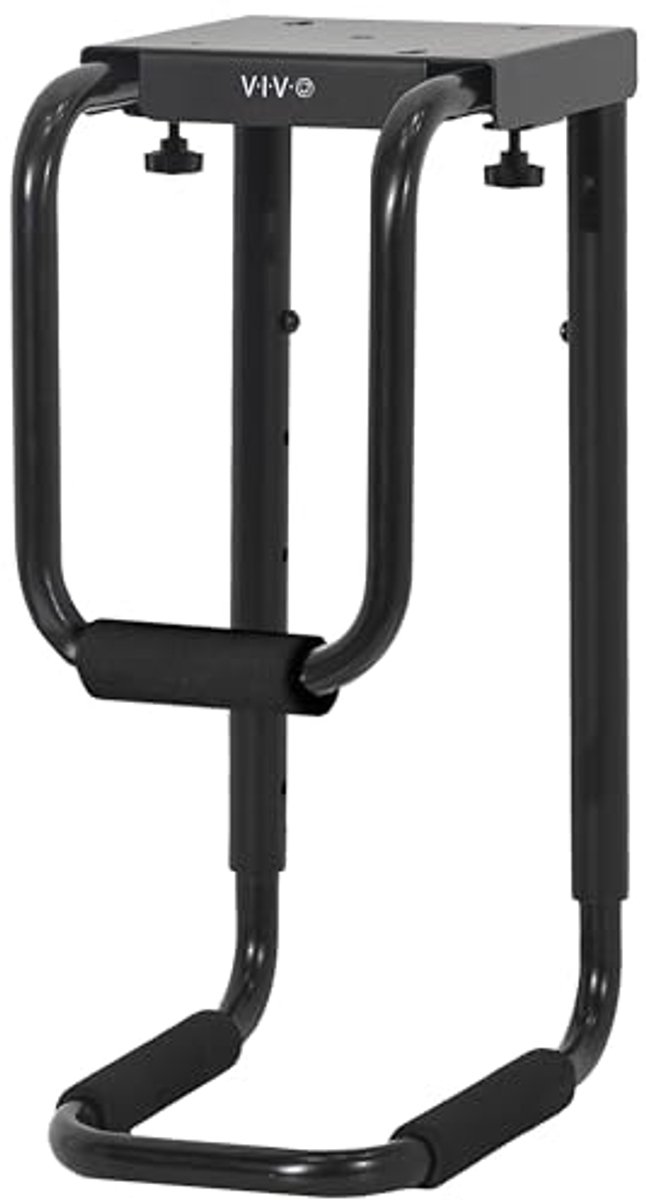 Verstelbare Heavy Duty PC-houder voor Onder Bureau - Tot 30 kg, Zwart