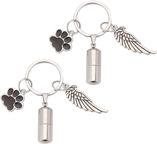 PawMemory Katten Herdenkings Sleutelhanger