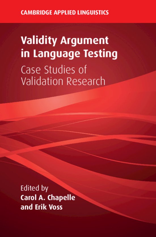 Cambridge Applied Linguistics- Validity Argument in Language ... - cover