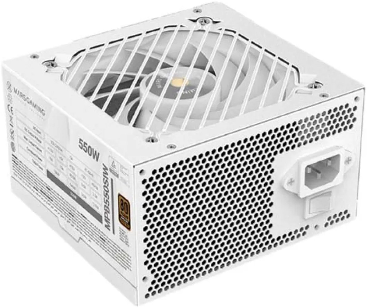 Gaming Mpb550Siw Power Supply Unit 550 W 24-Pin Atx Atx (White) - afbeelding 8