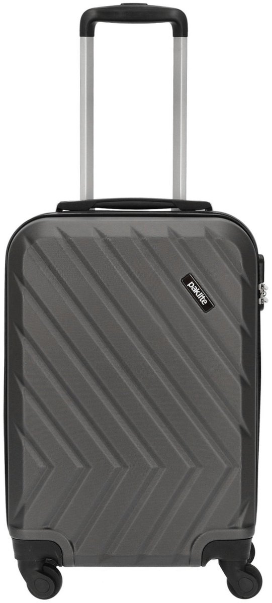paklite Quick - 4-wielige handbagagekoffer S 55 cm (grau/anthrazit)