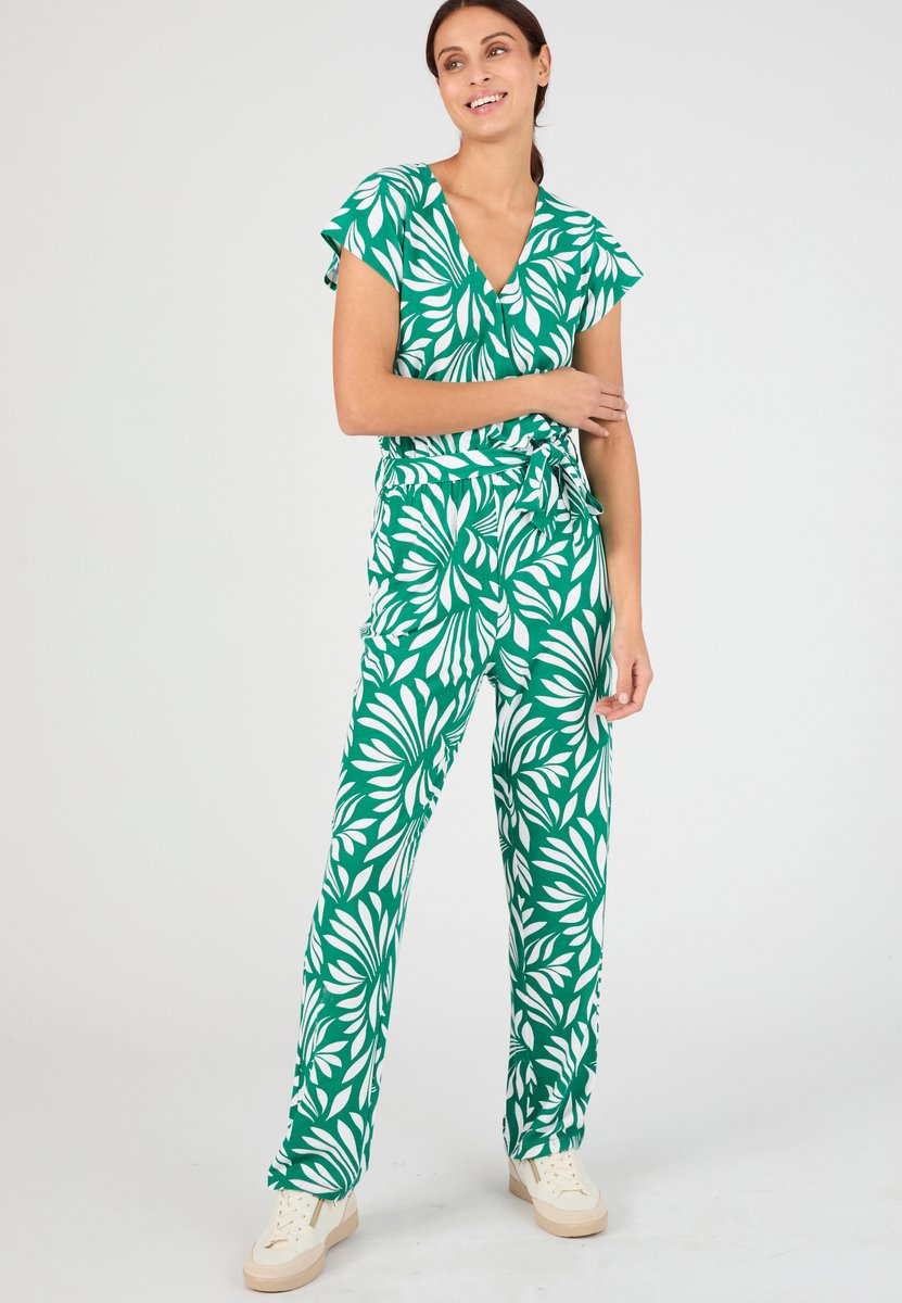 Damart - Climatyl jumpsuit van tricot - Dames - Groen - 38