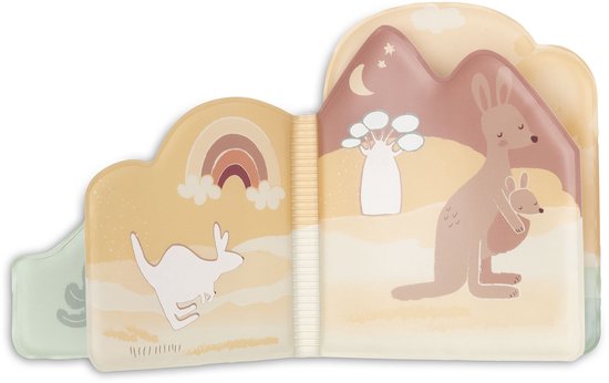 Jollein Badboekje Kangaroots - Badspeelgoed Baby - Wonderboek — afbeelding 4