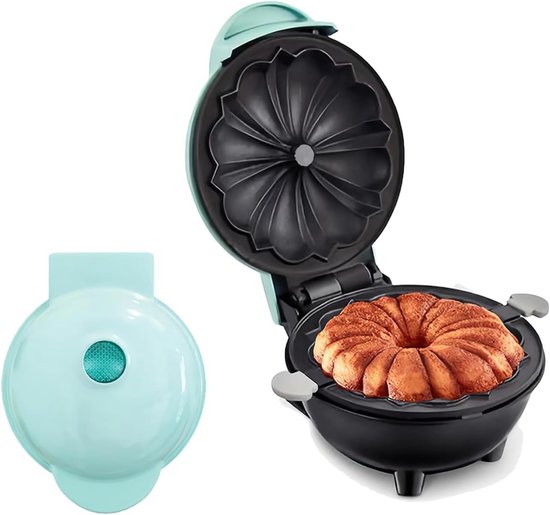 Cakemaker - Mini Cakemaker en Broodbakmachine - Compact Bakapparaat voor Zelfgemaakte Cakejes en Broodjes - 350W - 220V