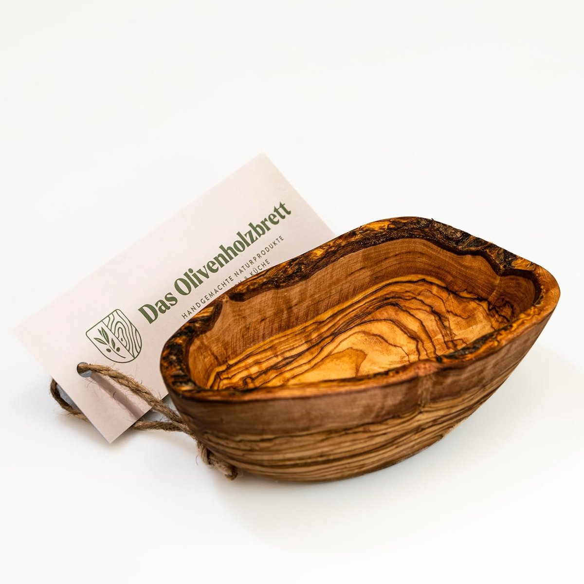 Rustiek Serveerplankje van Olivewood met Natuurlijke Rand