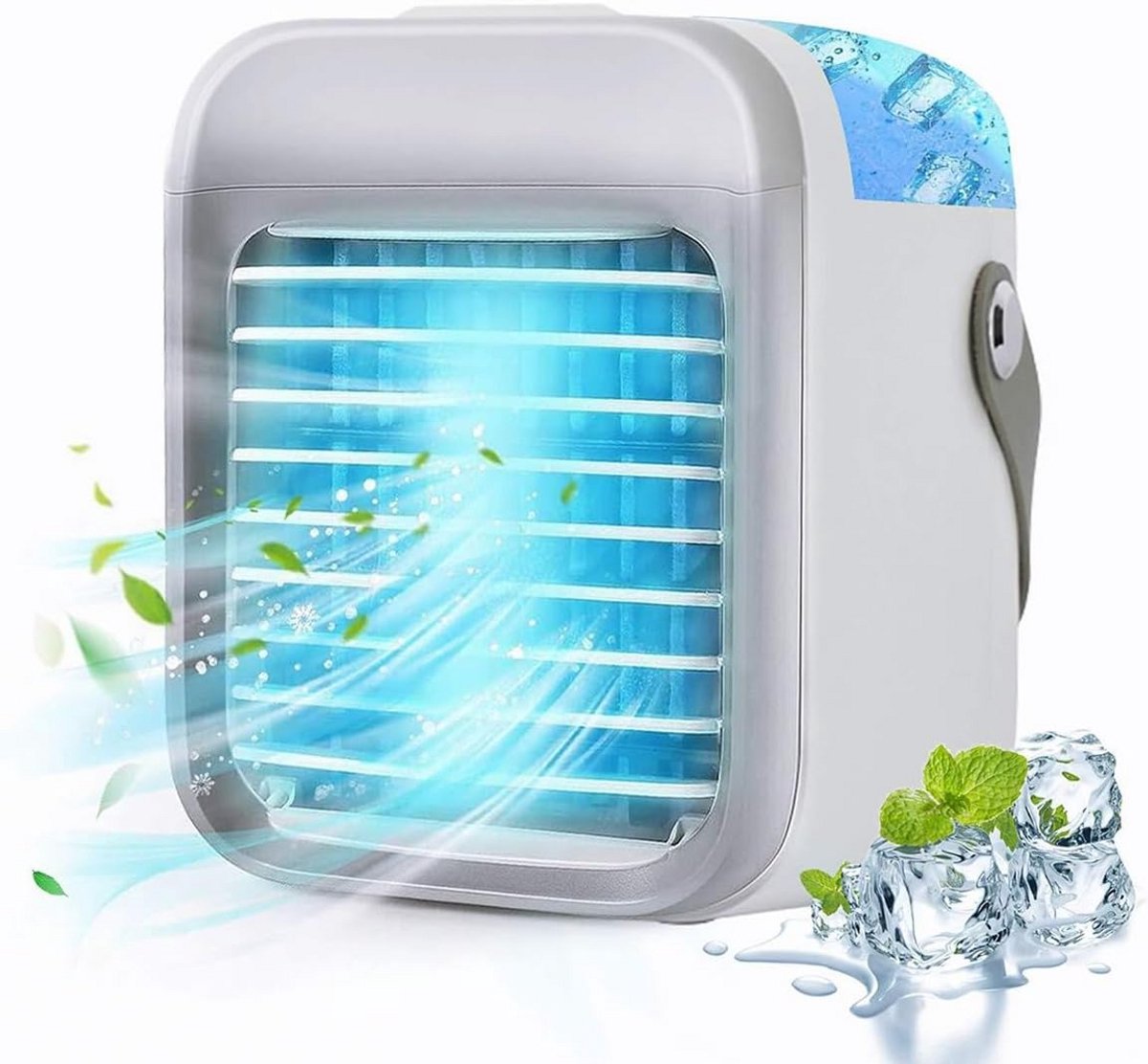 Draagbare Airconditioner 2023 - Persoonlijke Luchtkoeler met 3 Snelheden voor Slaapkamer