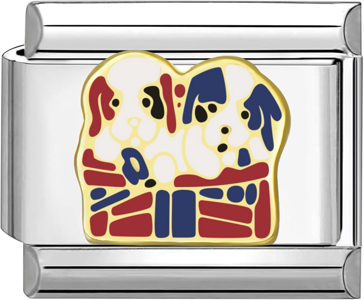 9mm Italiaanse Schakel Bedel Module voor Armbanden van Roestvrij Staal