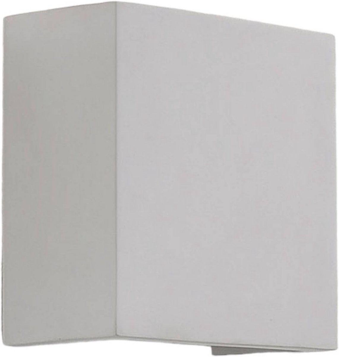 Moderne LED Wandlamp Wit Vierkant van Gips voor Woon- of Eetkamer