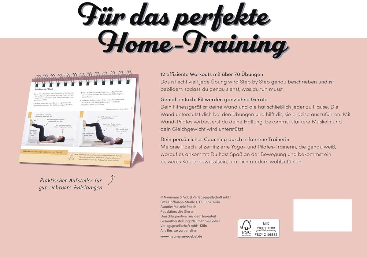 Wand-Pilates Oefeningen Set voor Sterke - afbeelding 2