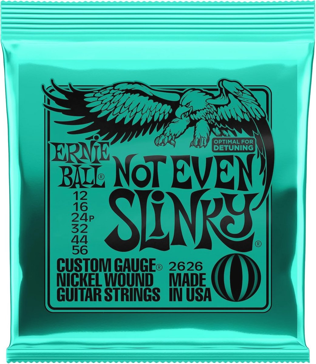 Nickel Wound Electric Guitar Strings - 12-56 Gauge