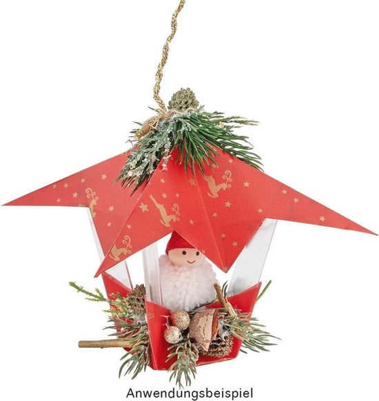 Set van 6 Gekleurde Glazen Mini-Engeltjes – Handgemaakte Kerstdecoratie