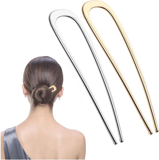 Lot de 50 épingles à cheveux en forme de U pinces à cheveux bouclées et Lot de 50 épingles à cheveux en forme de U pinces à cheveux bouclées et