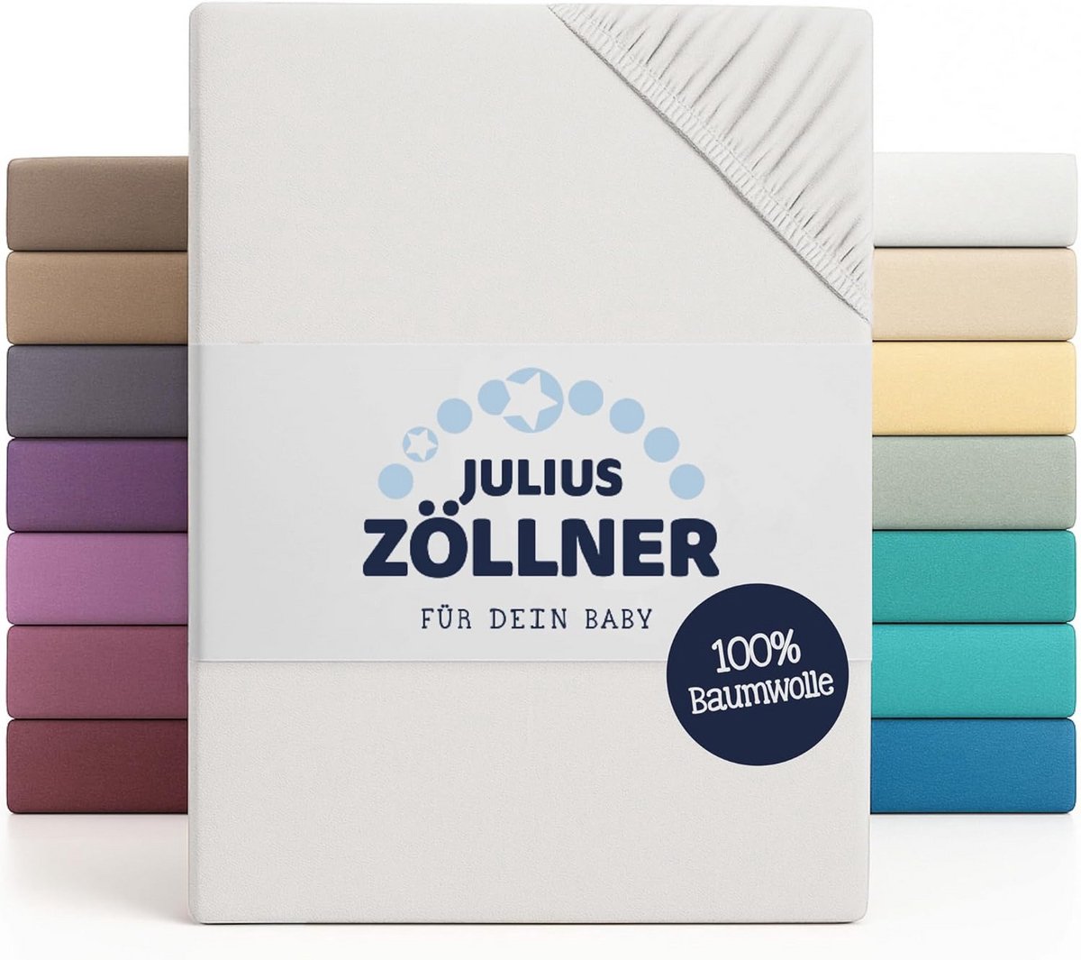 Hoeslaken Jersey voor Borstvoeding - Wit - 50 x 100 cm