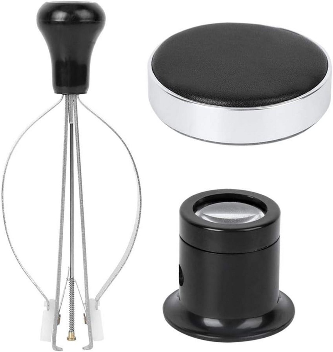 Horloge Reparatie Tool Set - Universele Handleiding met Vergrootglas en Plunger