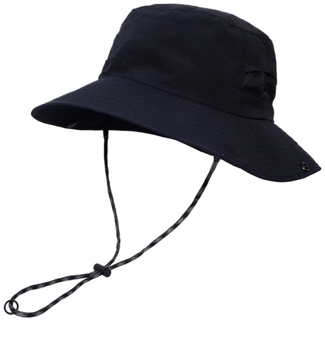Zonnehoed, Bucket Hat, Cowboy Hoed voor Dames und Heren, Verstelbare Maat 55 - 62 cm, UV-bescherming, Snel Droog, One Size – Blauw