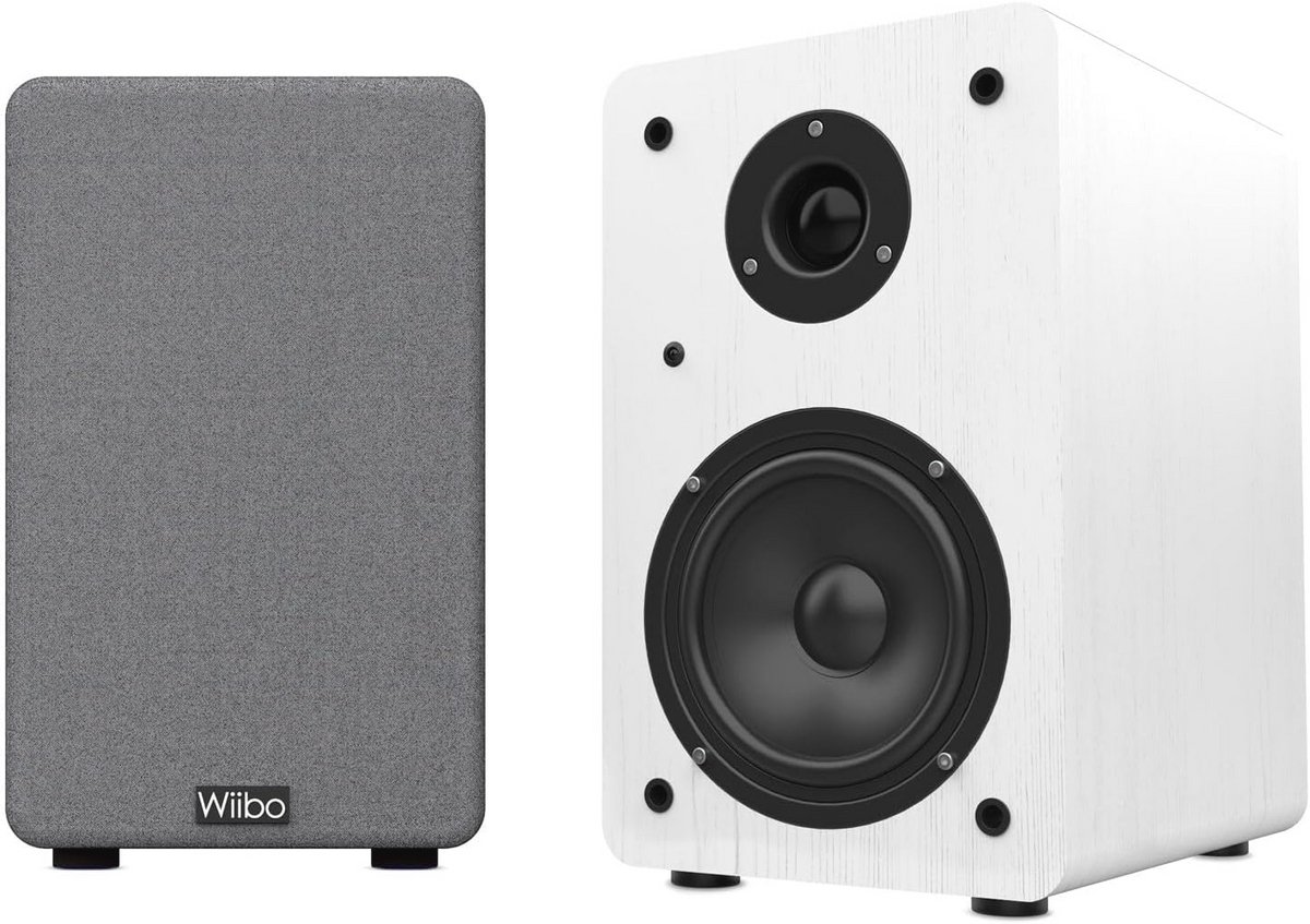 Hi-Fi Speakers 100W - Compact Design with Bass Reflex - 2-Way Audio Experience