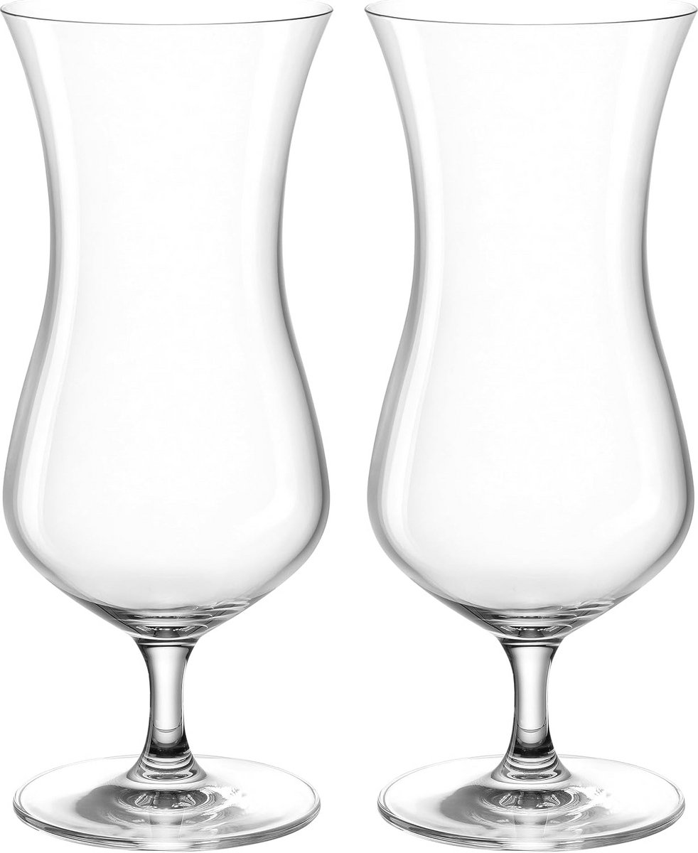 Cocktailglazen Set van 2 - 520 ml - Hoogwaardig Kristalglas - Vaatwasmachinebestendig - Transparant