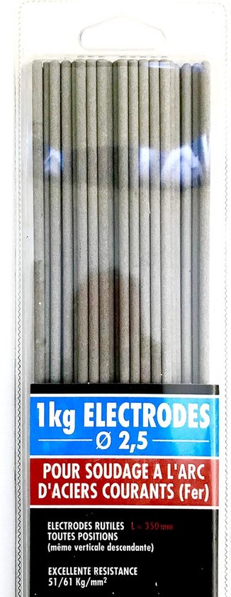 Universele Lasstaven Grijs 2,5mm Diameter - 1kg - E6013 Voor Alle ...