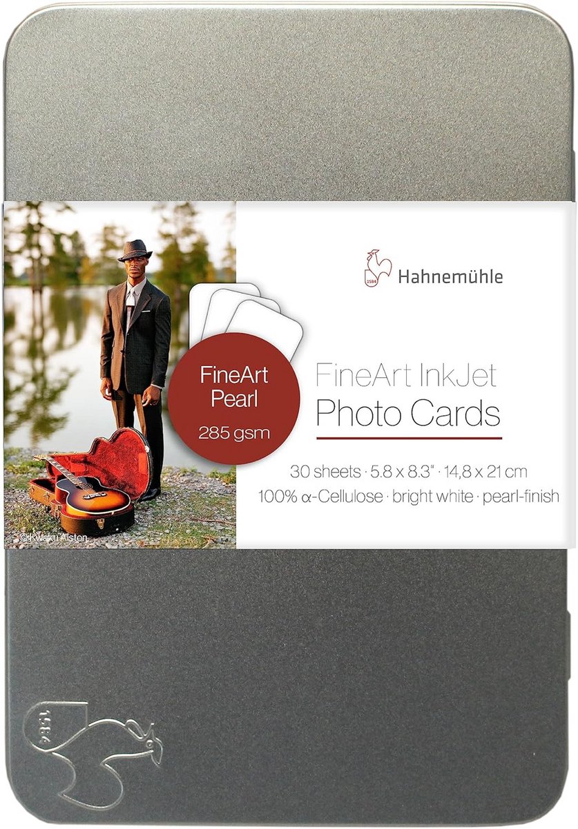 Fotokaarten Fine Art Parel Papier 285gsm - 30 Vellen A5 Formaat voor Inkjet Printing