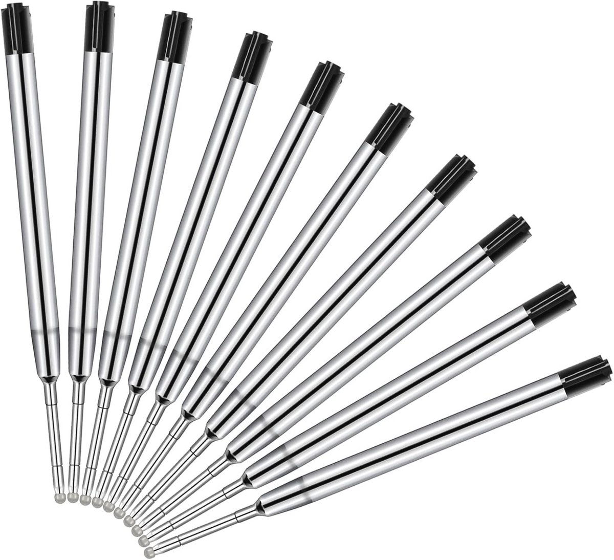 Verwisselbare G2-formaat balpenvullingen - Metalen vullingen voor alle balpennen - Sneldrogend en soepel