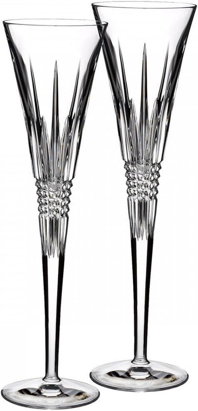 Relsy Ombré Metallic Gekleurde Bril - Set van 6 Stijlvol Gekleurde Baseless Feestglazen met vaashouder - Perfect voor Champagne, Wijn of Prosecco Feesten & Sociale Evenementen