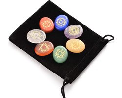 Therapeutische chakra stenen set