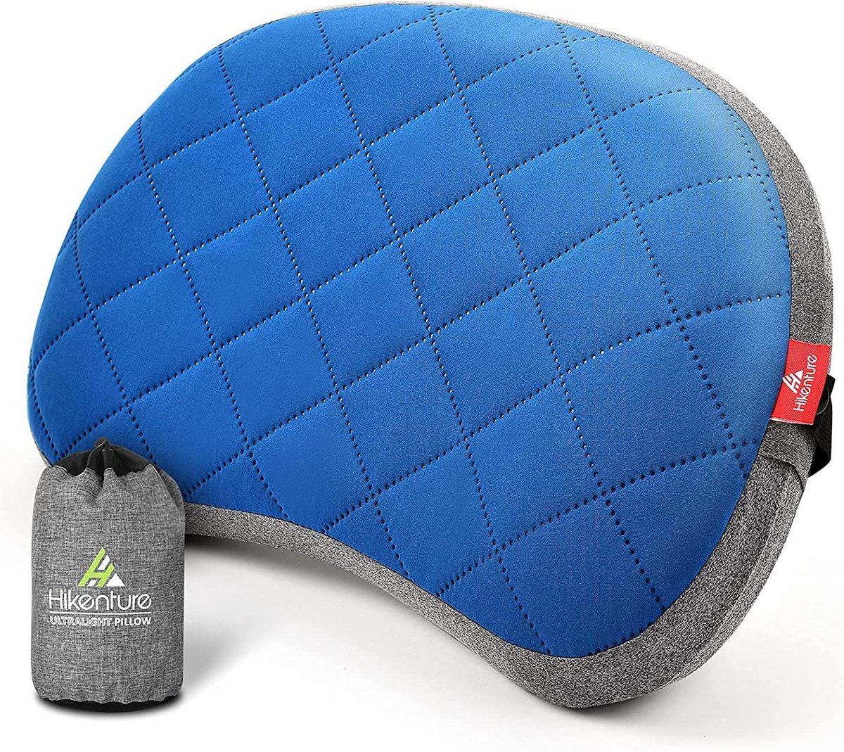Opblaasbaar Campingkussen met Afneembare Kussensloop - Ergonomisch en Lichtgewicht