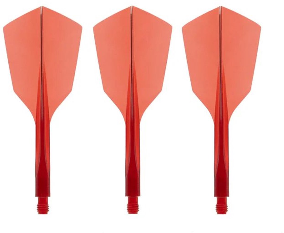 Condor AXE 120 Trifin Narrow Clear Red - Dart Flights