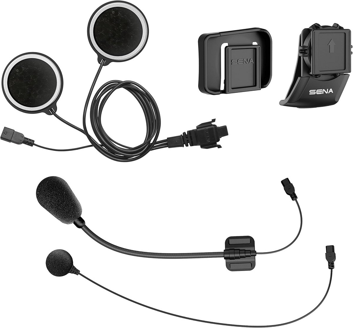 Helmhouder met Luidsprekers en Microfoon voor Moto Communicatie